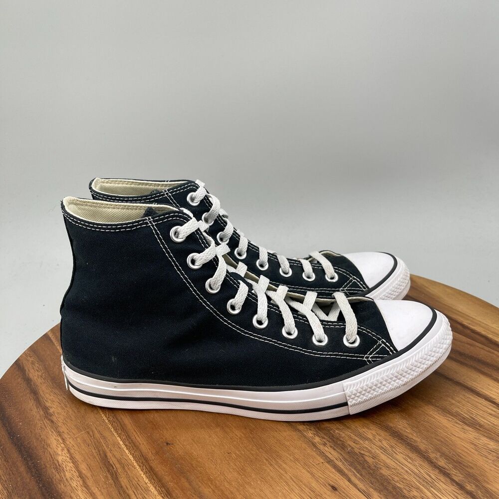 Converse All Star Chuck Taylor Shoes Mens Size 9 Black Casual Skate Sneakers